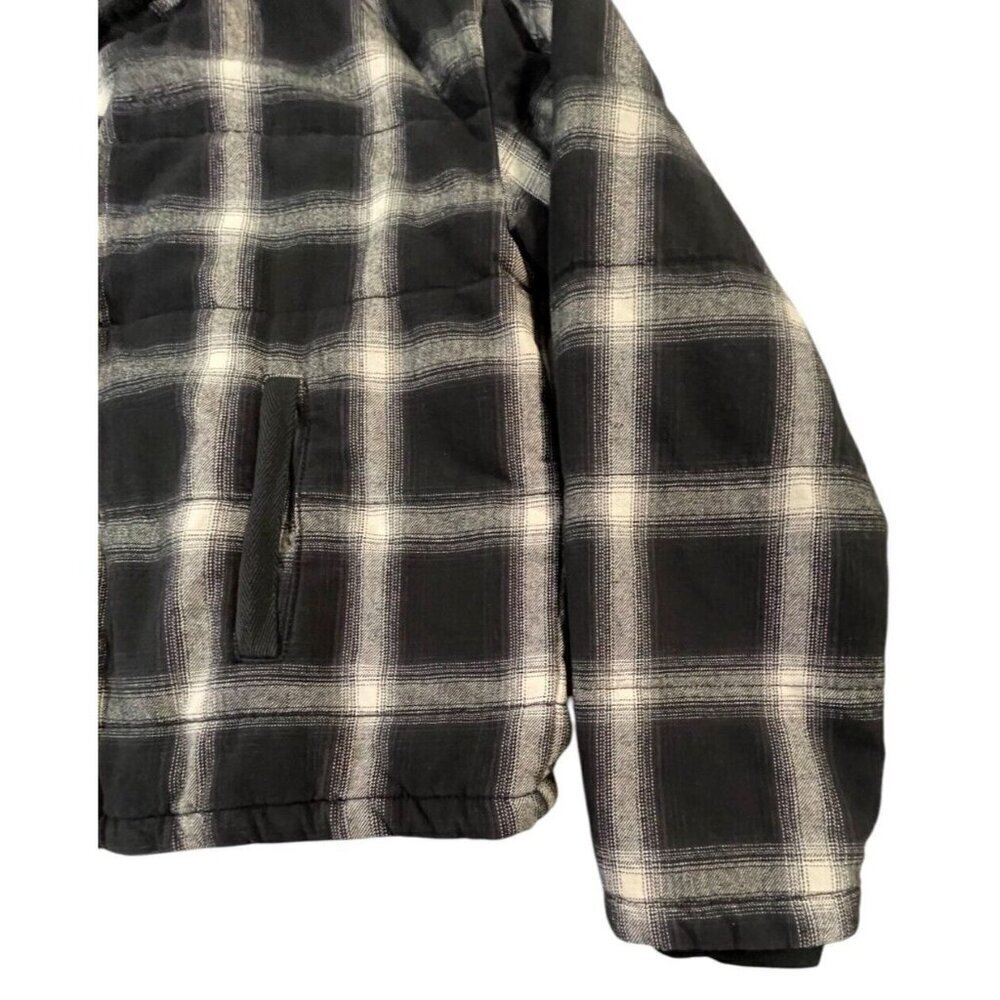 EVEREVE Lucy Plaid Cropped Jacket β Medium - Picture 10 of 13